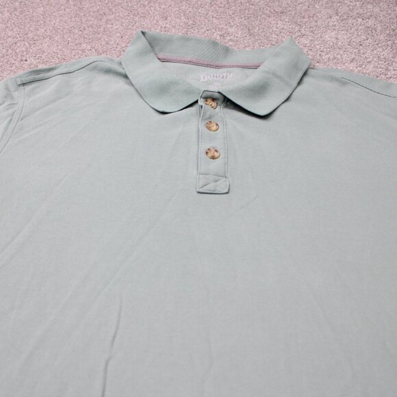 Duluth No Polo Shirt Men 3XL XXXL Green Relaxed Fit Cotton Short Sleeve Pullover - Picture 4 of 15